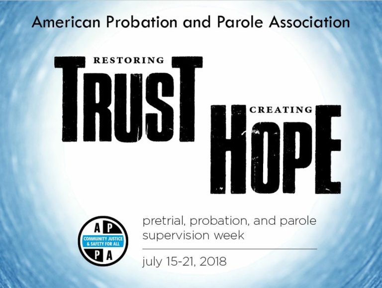 Pretrial, Probation, and Parole Supervision Week