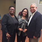 Reverend Venita George, Elba Gonzalez and Cedric Hendricks at Returning Citizen Sunday in District 4D